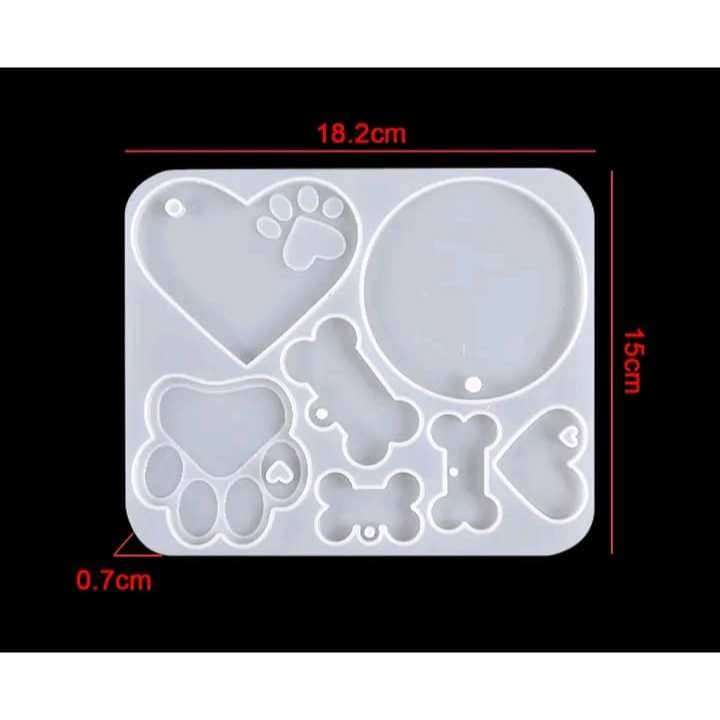 Molde de Silicone para Resina Epóxi / Molde Pet