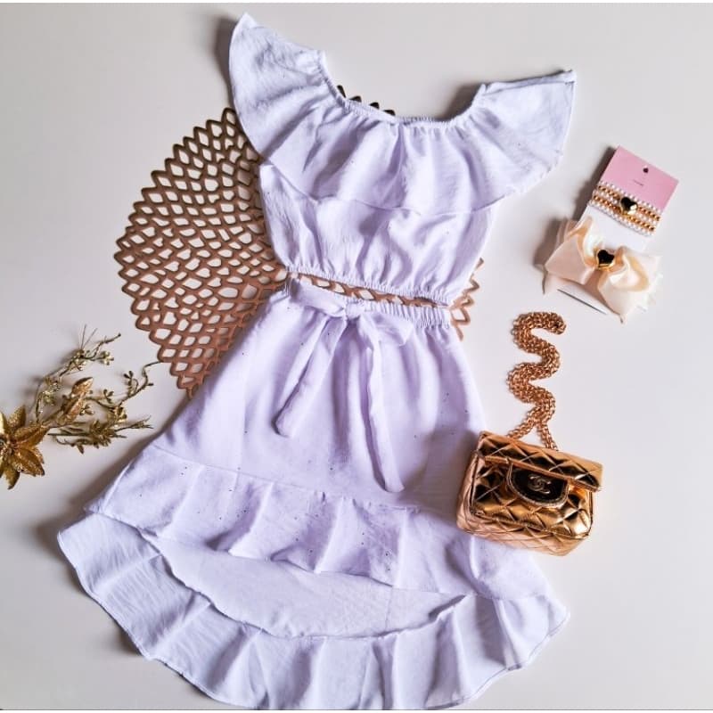 Conjunto infantil vermelho Natal festas