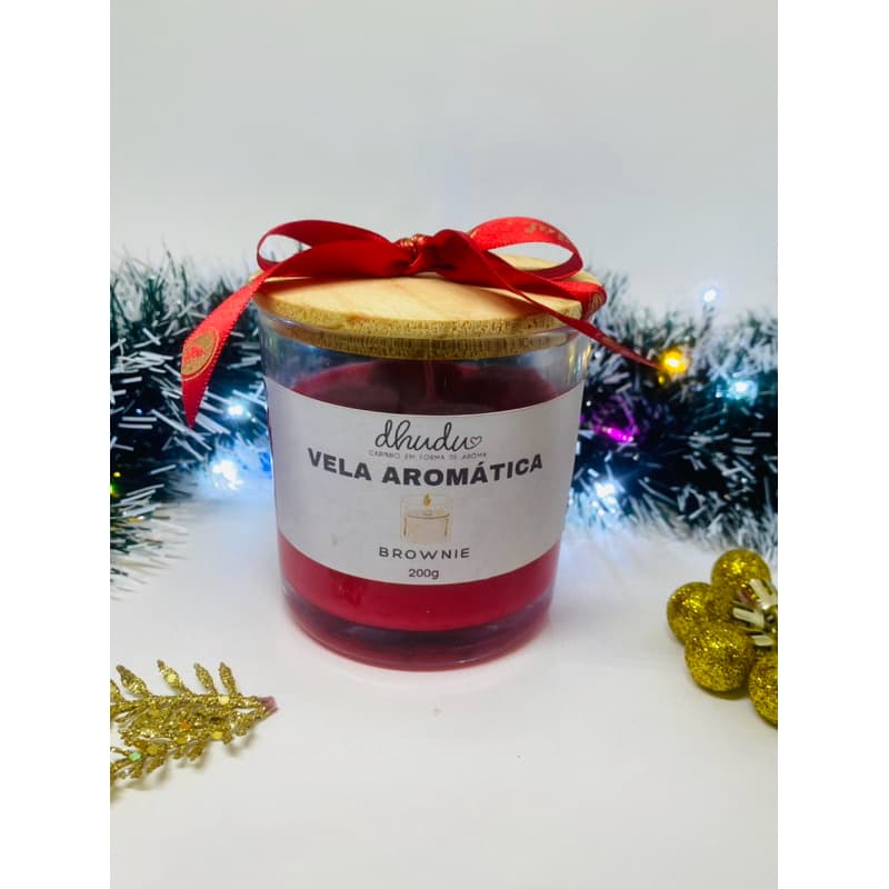 vela aromática vegana 200g, indique sua fragrância favorita!