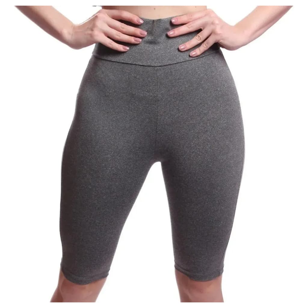 Short Bermuda Legging Feminina Cintura Alta Suplex Academia Fitness Exercício Verão Ginástica Pilates