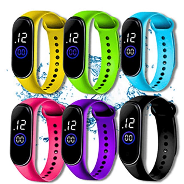Relogio Digital LED Resistente a Agua Masculino e Feminino