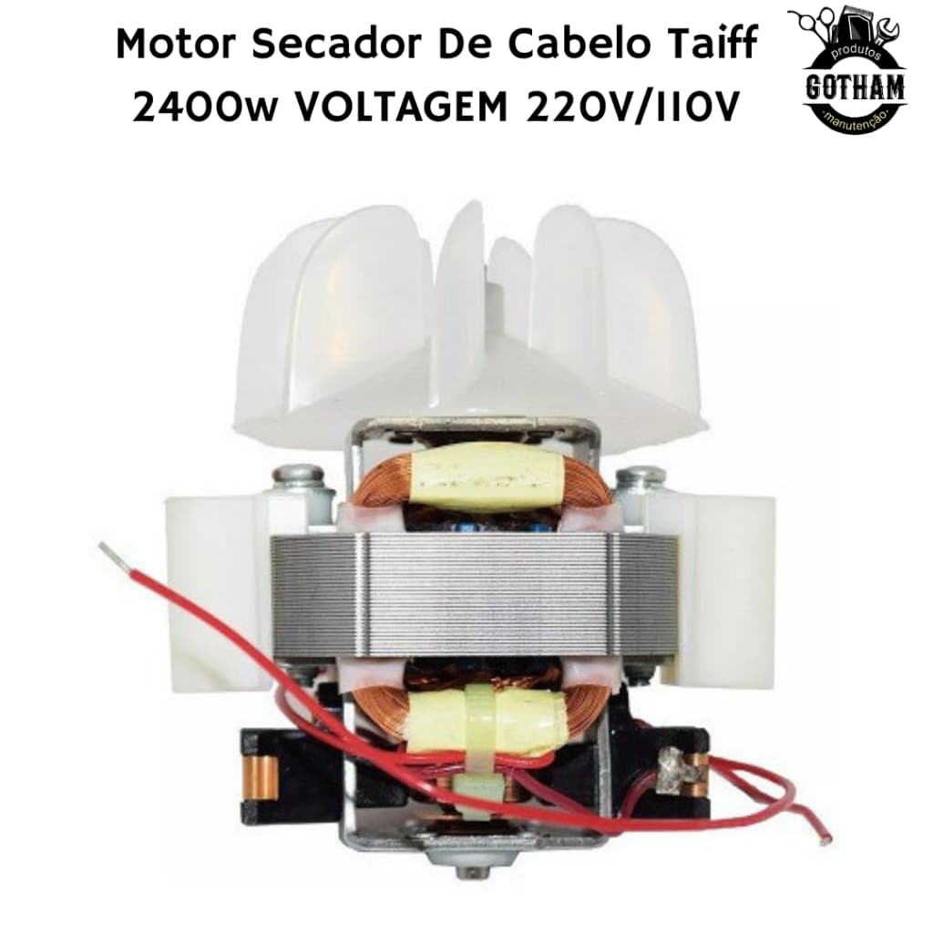 Motor Secador De Cabelo Taiff Titanium 2400w VOLTAGEM 220V/110V