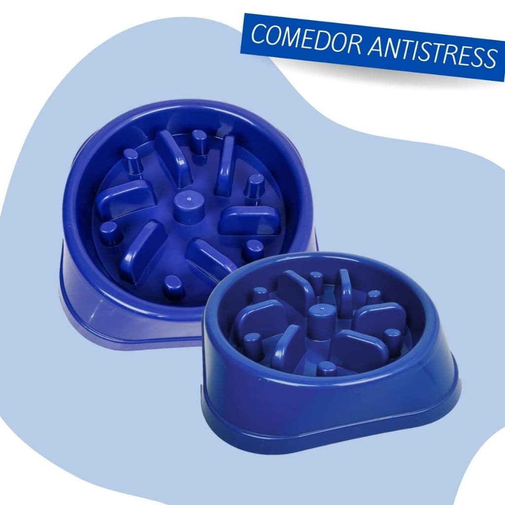 Comedouro Educador Antistress Para Cães Comedor Lento Labirinto Anti-Obesidade