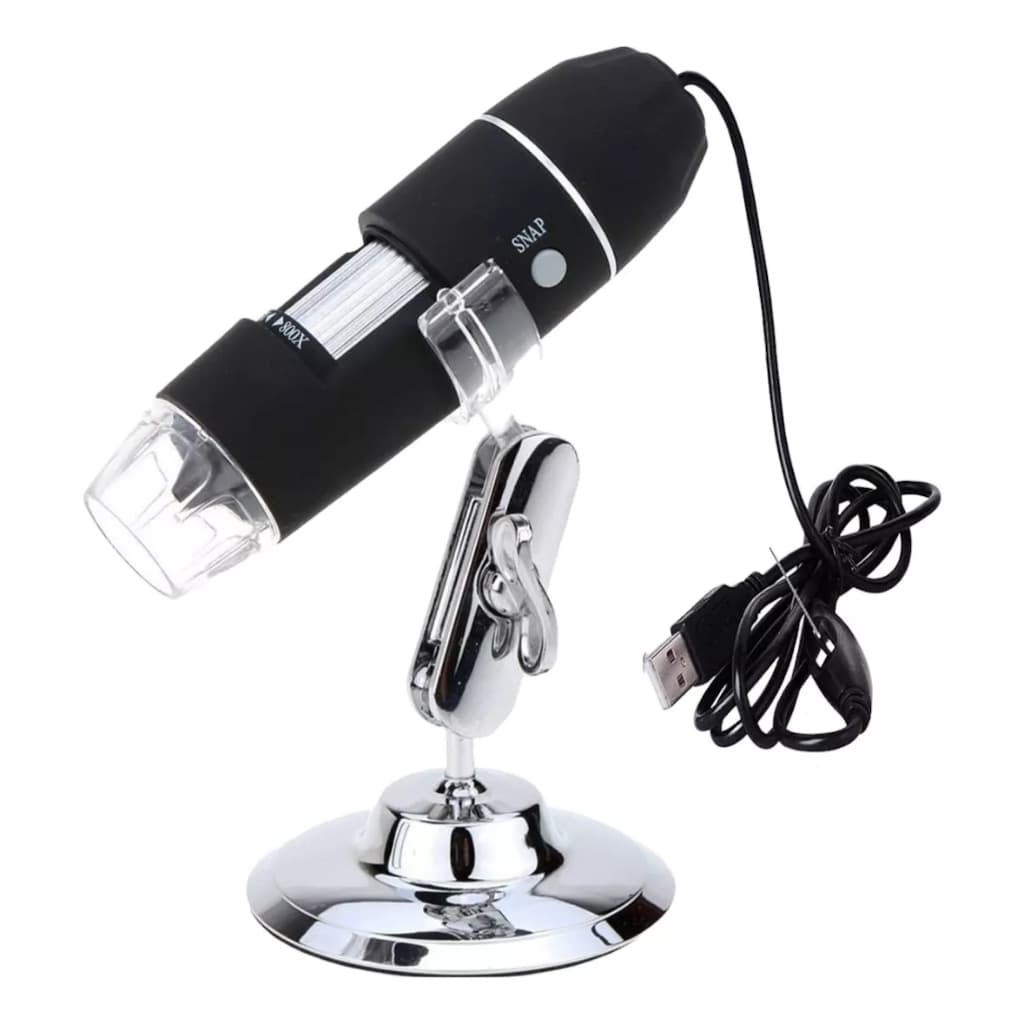 Microscópio Digital Usb Zoom 1600x CAM 2.0 Mp Profissional