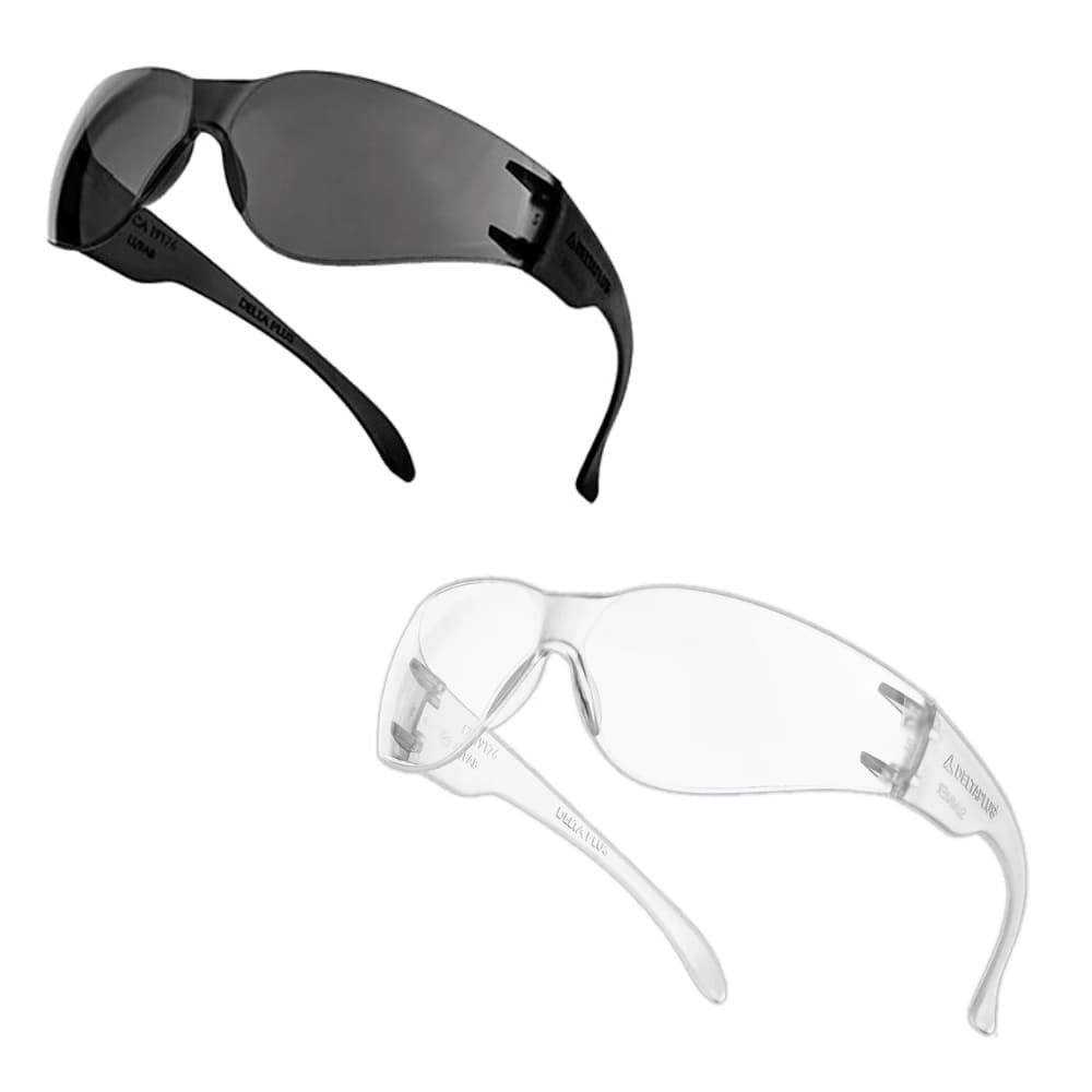 Kit 5 Oculos de Segurança Leopardo Policarbonato Summer Delta Plus Multiuso UV Sol Epi Impactos Obras Construção Civil