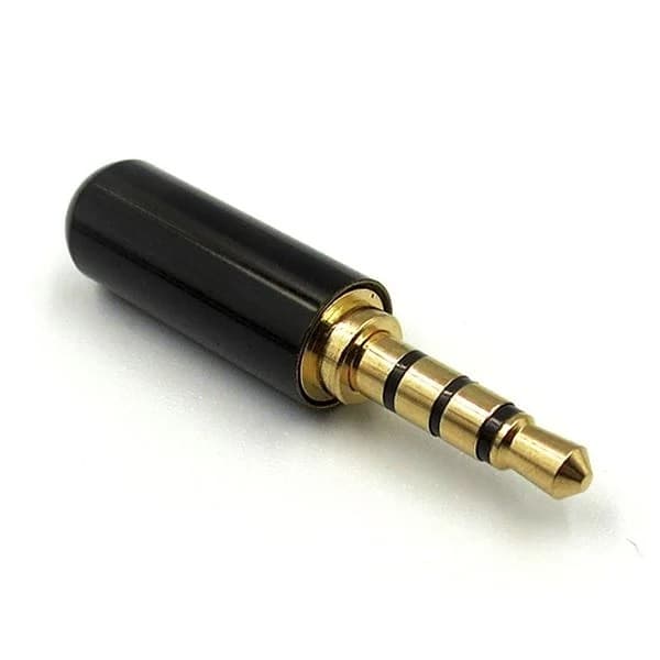 1 Plug P2 4 Polos P3 - 4 Vias - Audio Video Fone Microfone
