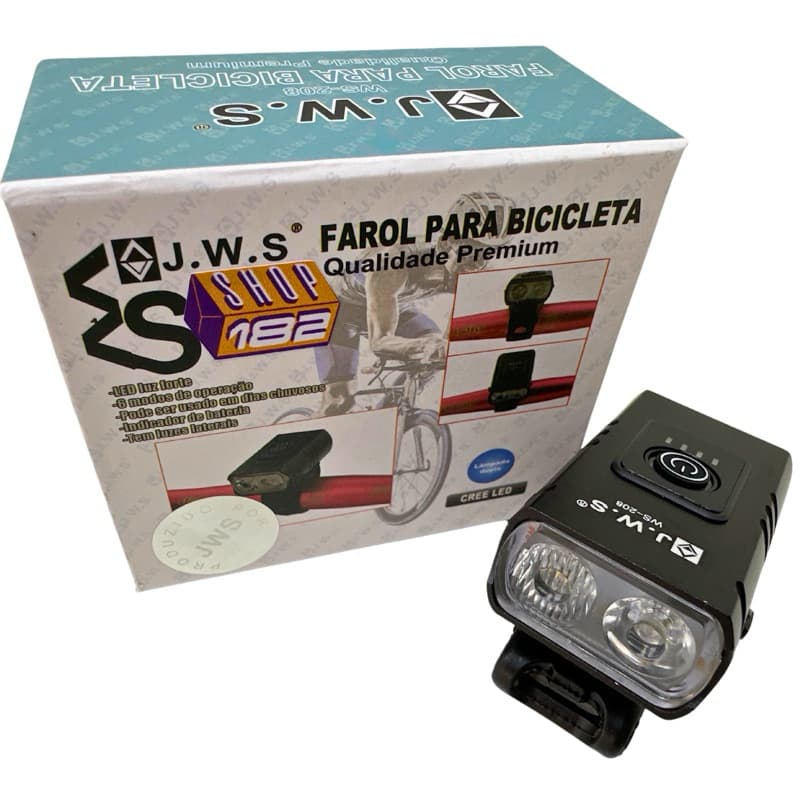 Lanterna Farol Bicicleta Bike Ligth 2 Led T6 6000 Lumens