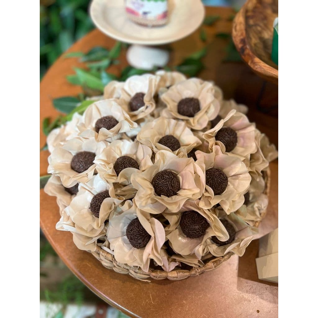 150 Forminhas Para Doce Fino Flor Camélia 3 Camadas Festa