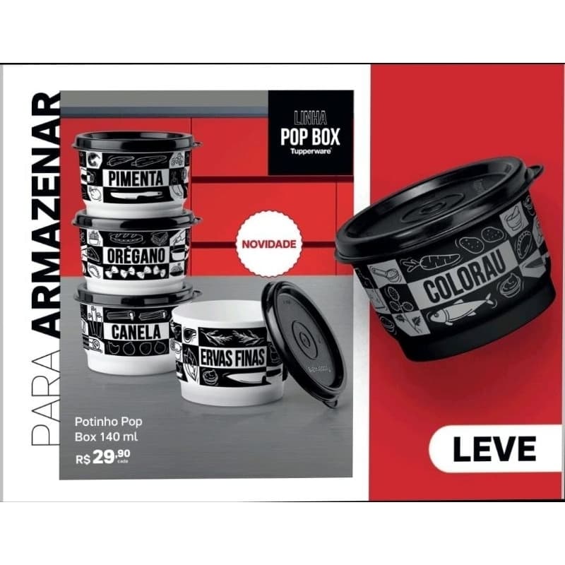 Potinhos de tempero Pb Box