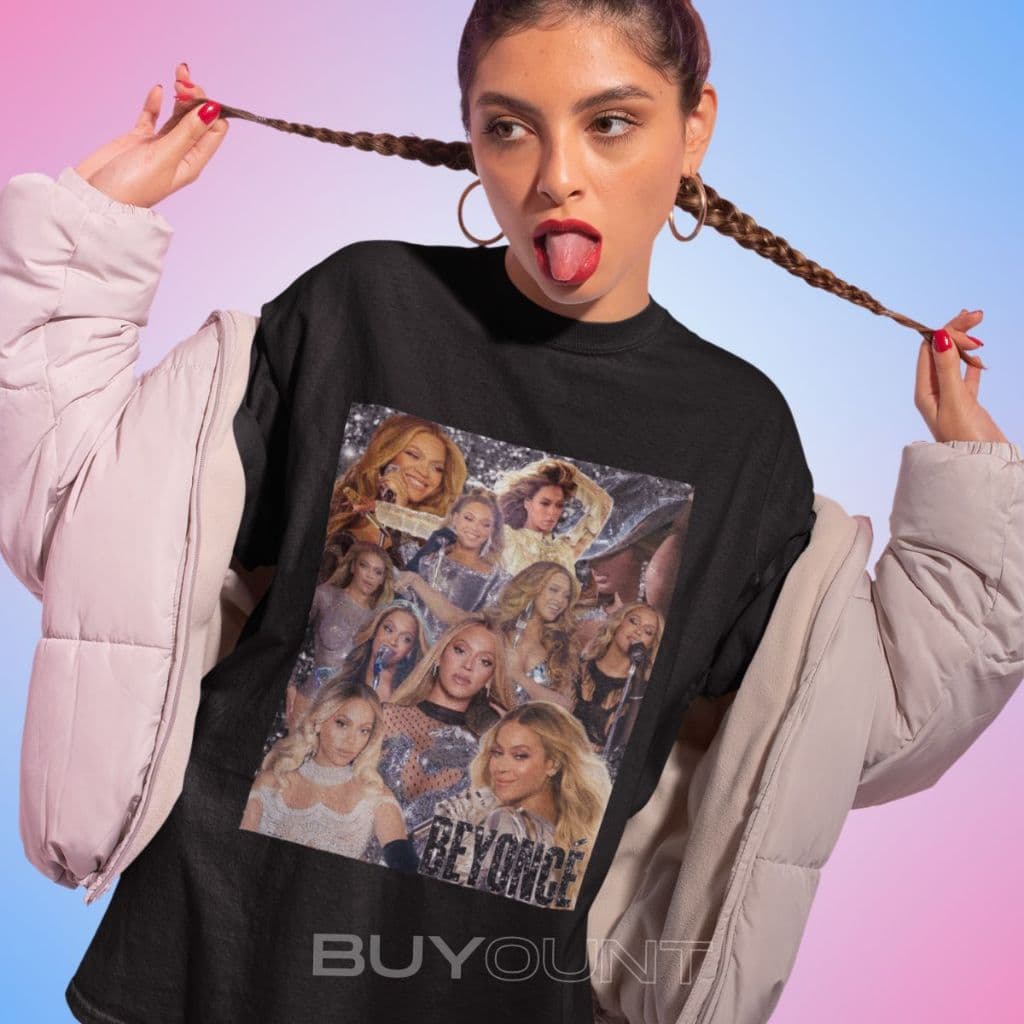 Camiseta T-shirt Beyoncé Cantora Básica Meia Manga
