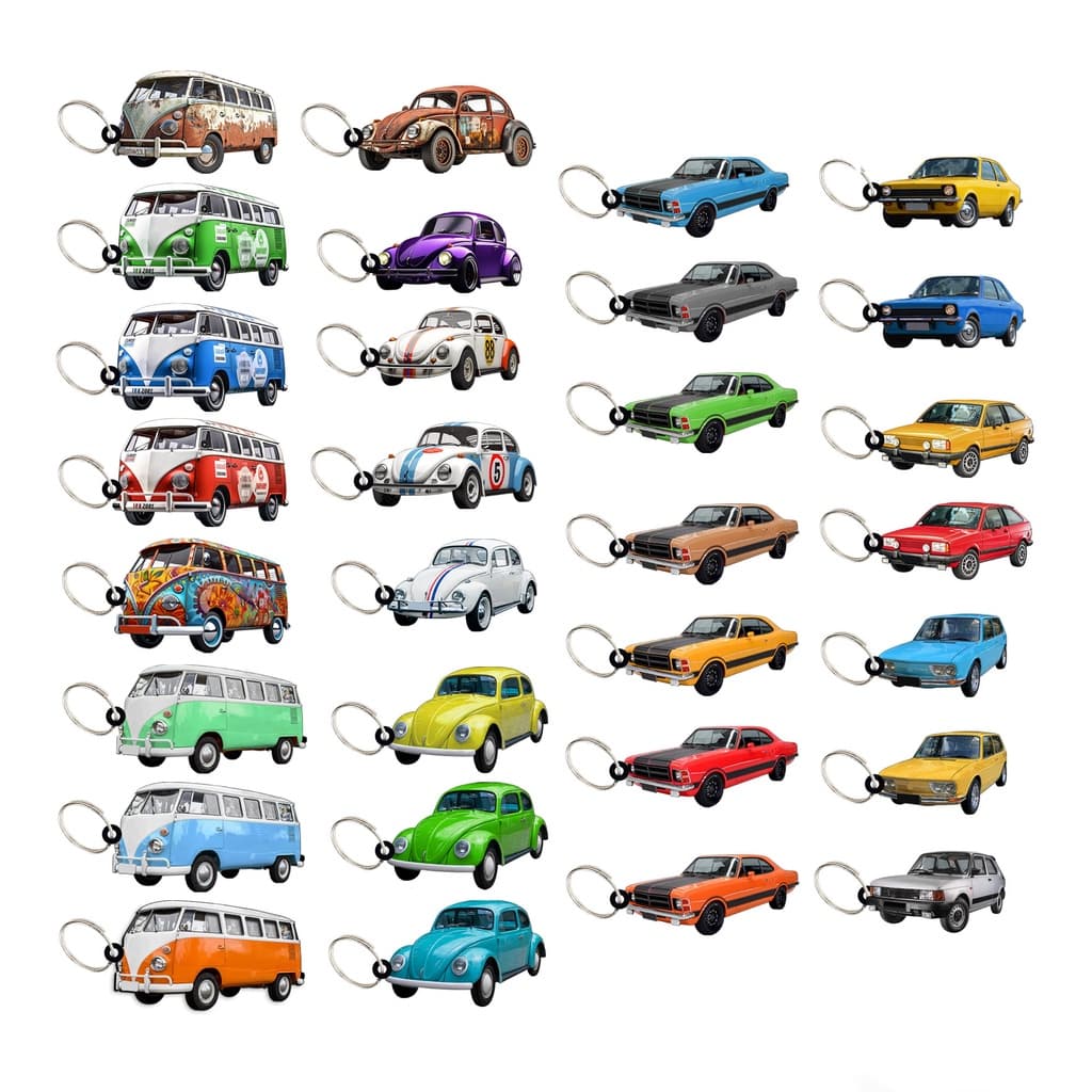 Chaveiros Sortidos Carros Motos Personalizado Carrinhos Colecionável