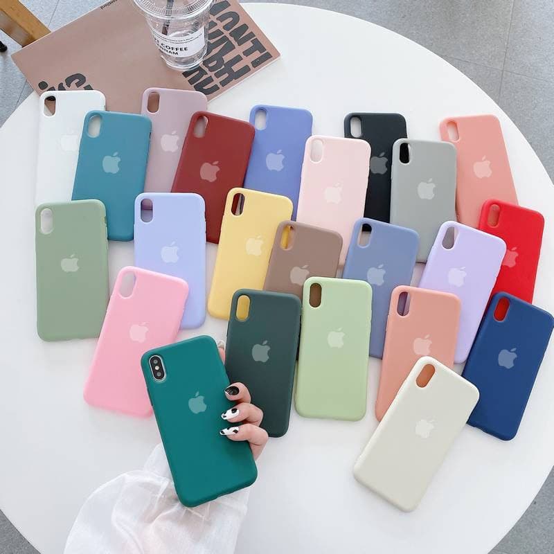 Capa Case Capinha Silicone Aveludado iPhone X/XS/XR/XSMAX