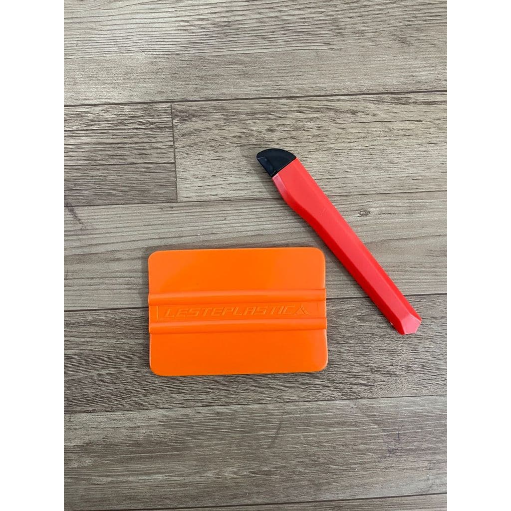 Espátula para Aplicação mais Estilete Plástico Fino 9mm Lamina Metal Aço