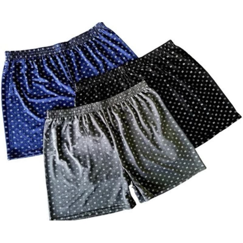Kit Cueca Samba Canção Masculino Short de Dormir Shortinho Fresquinho e Confortável Pijama