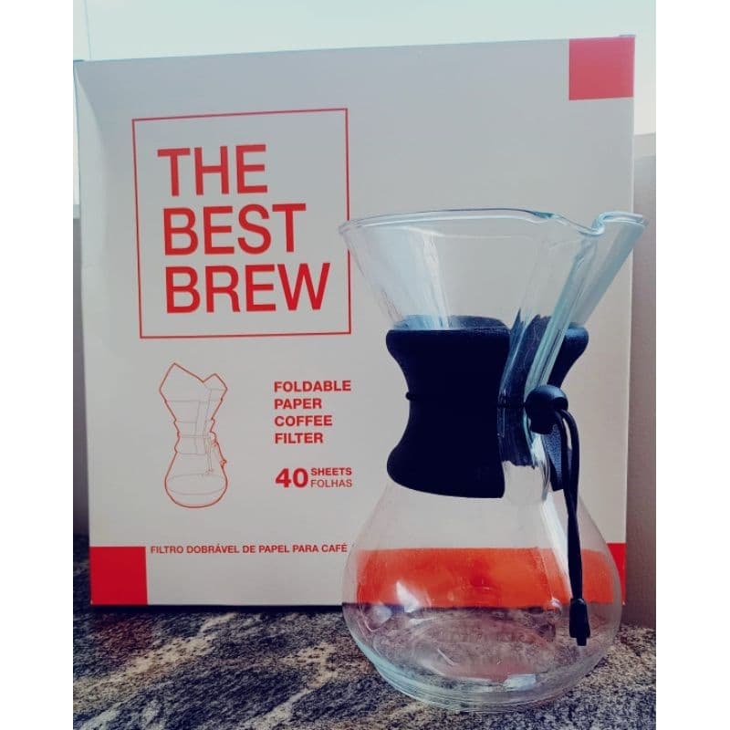 KIT DECANTER 800 ML + FILTRO QUADRADO 6 a 8 XÍCARAS