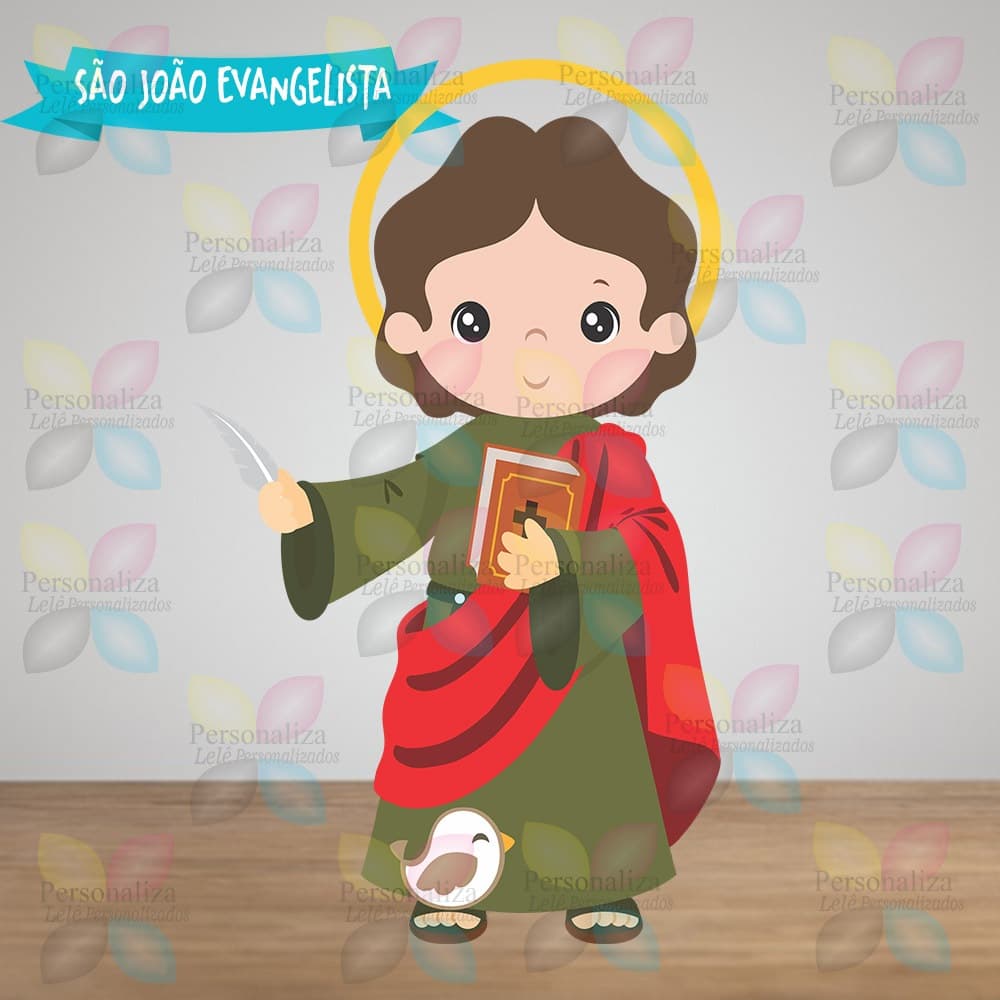 Almofada Naninha Católico São João Evangelista