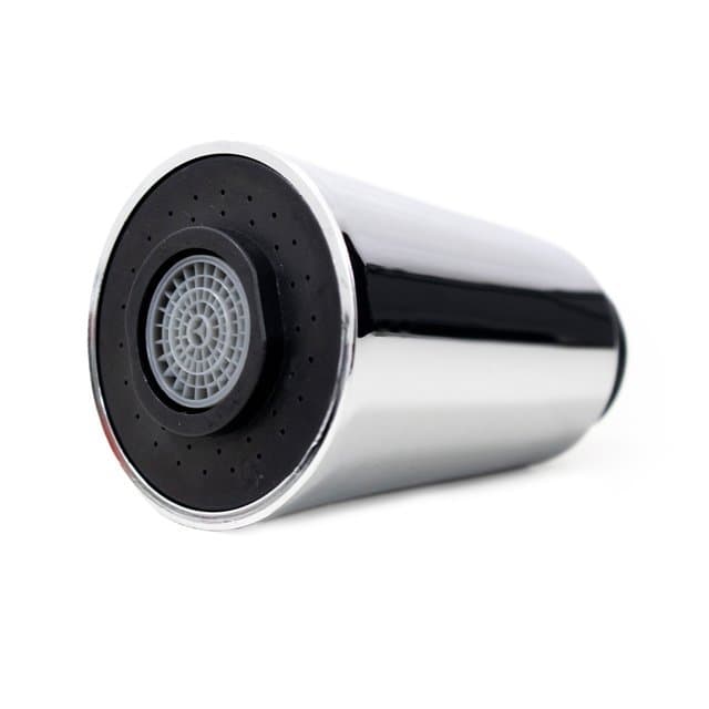 Bico Arejador Gourmet CONE Duplo Jato Cromado Para Torneira de Cozinha