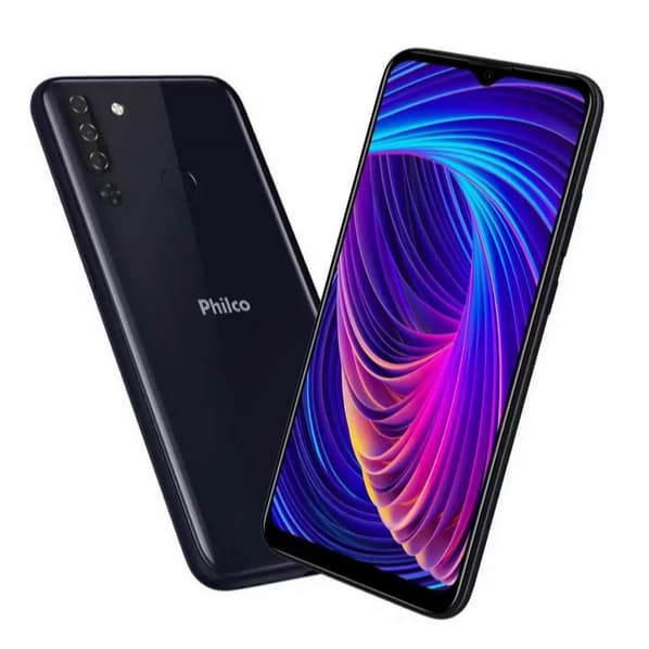 Smartphone Philco Hit P12 128GB 4G 4GB RAM Tela 6,52” Câm. Quádrupla + Selfie 8MP - Vitrine