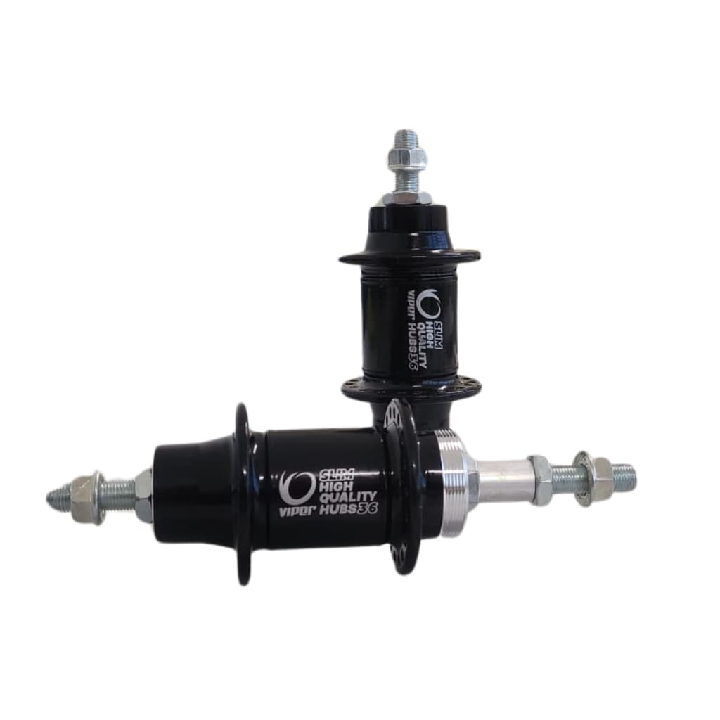 Par Cubo Roletado 36f Scorpion Viper Alumínio P/bike Mtb Completo PRETO