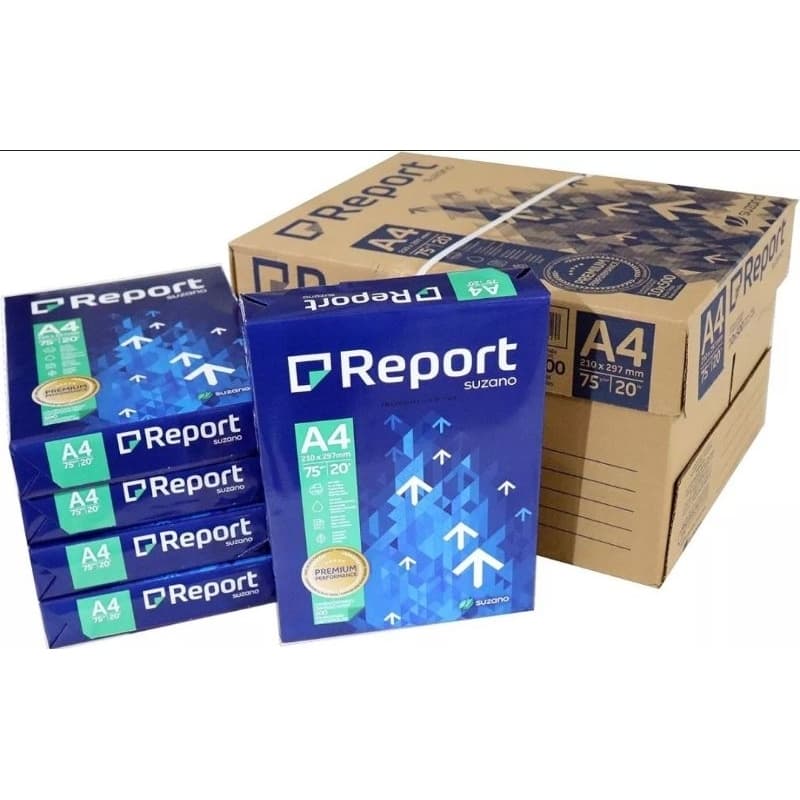 KIT 5 PACOTES DE SULFITE 2500 FOLHA REPORT