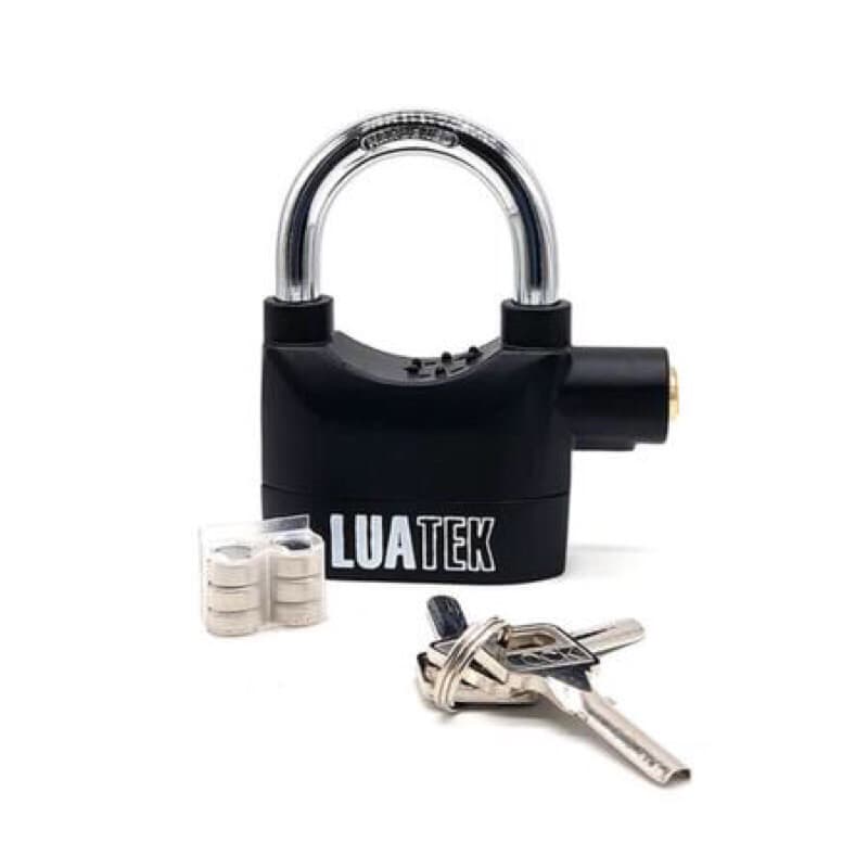 Cadeado Trava Disco Moto Bike Com Alarme Sirene Anti Furto