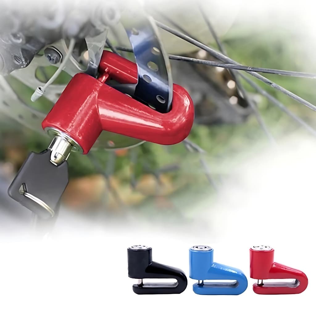 Trava de Disco Moto Anti Furto Cadeado Universal