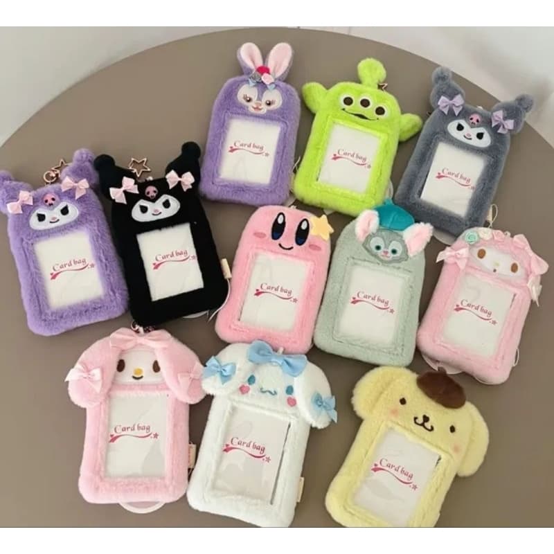 Chaveiro porta photocard kpop sleeve fofo gatinho