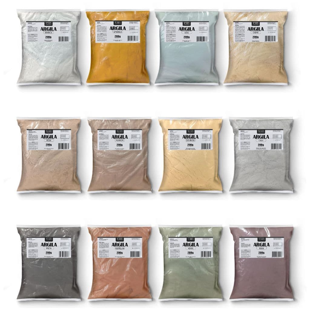 Argila 200g Para Máscara Facial