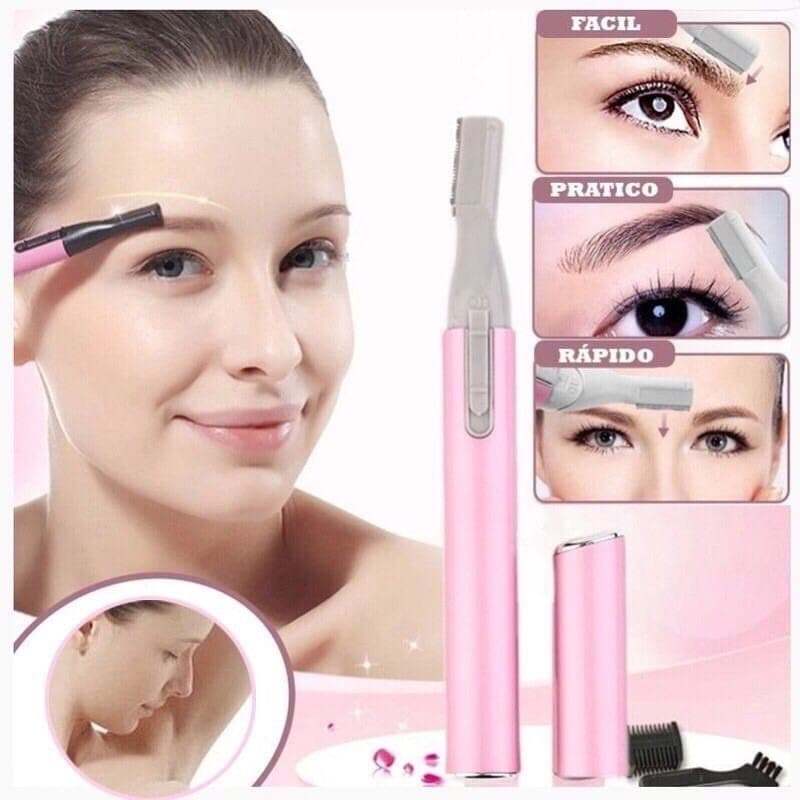 Aparador De Pelos Facial Care Depilador Facial rosa e preto