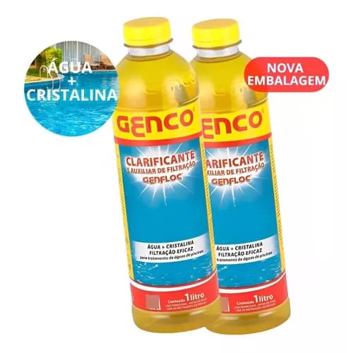 Kit 2 Clarificante Genco Acompanha 2 Unidades de 1 Litro