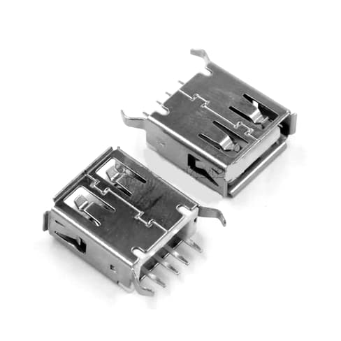 1x Conector Usb Para Rádio Pioneer 2 Garras * Usb Femea Hbuster Lenoxx Usb 180 Graus vertical reta interces tomada femea USB entrada dvd entrada usb deco receptor entrada usb mp3 player 4pin usb soquete