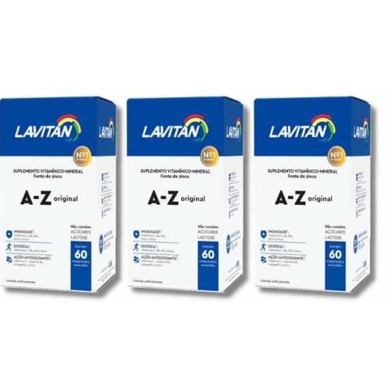 kit lavitan A-Z original 3un 60comp