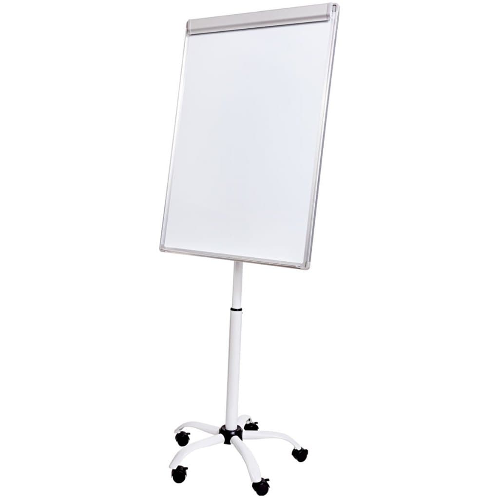 Cavalete Flip Chart 100x70 Lousa Magnético Com Rodas Móvel