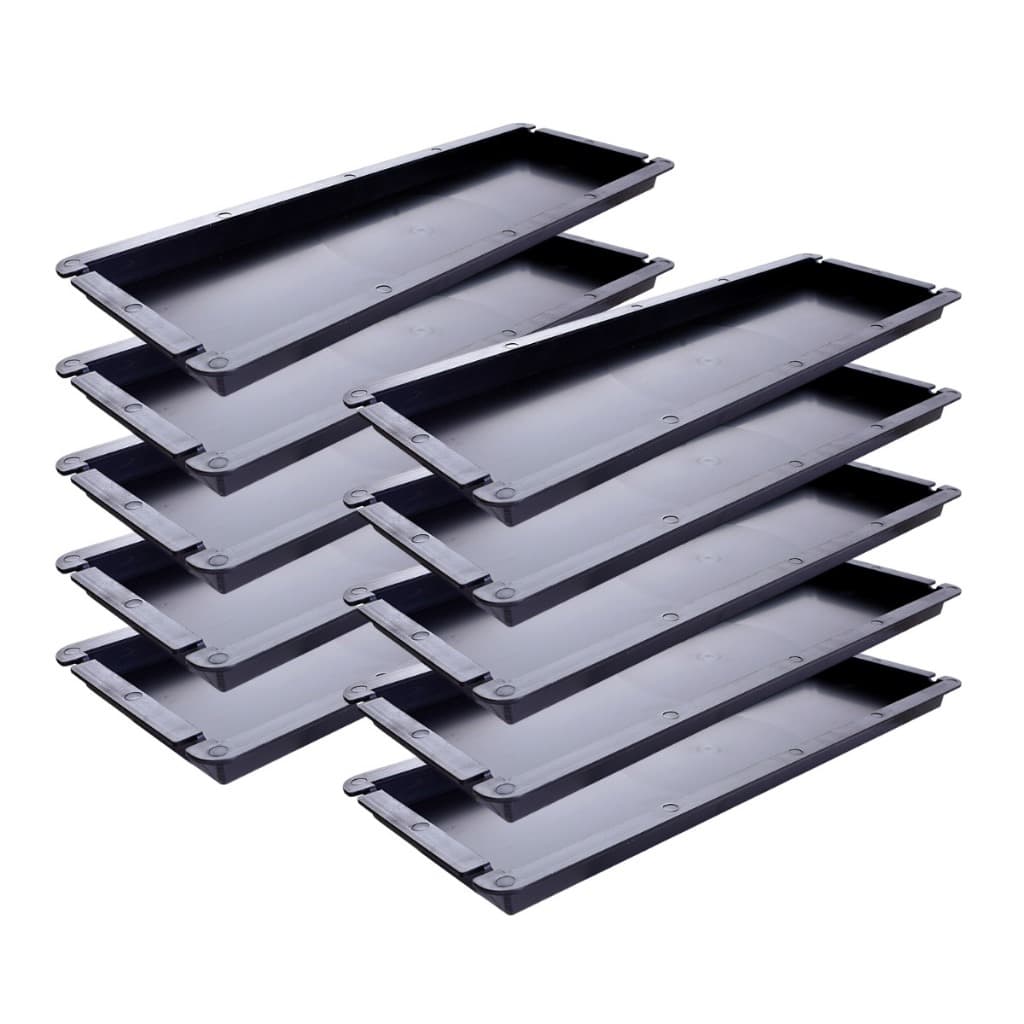 Forma Para Capa De Muro Pingadeira Reta 60x19x3cm Kit Com 10