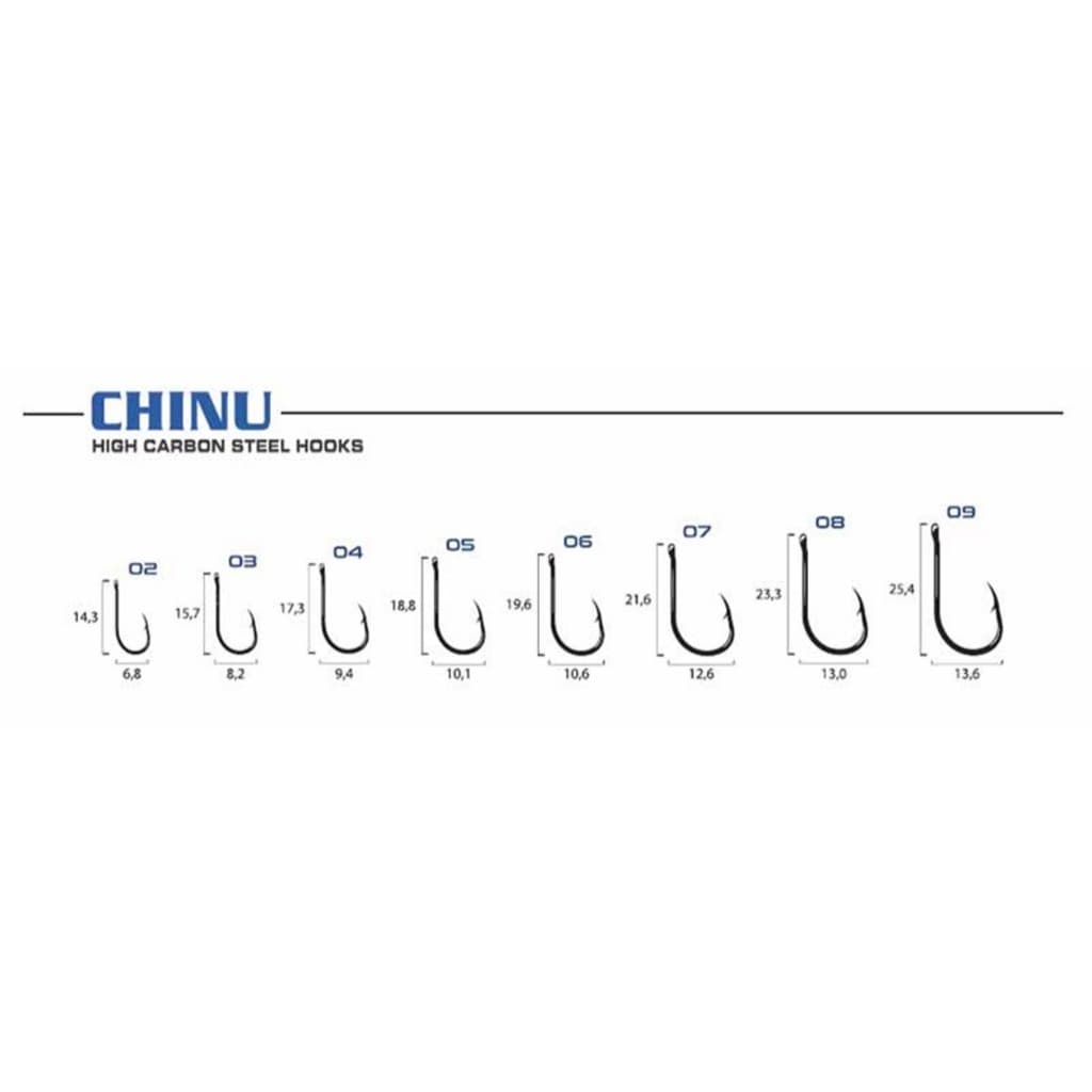 Anzol Marine Sports modelo CHINU cor black nickel varias numerações