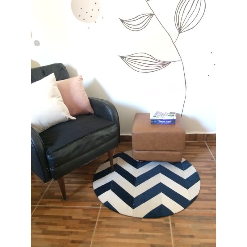 tapete redondo tecido veludo personalizado  sala/quarto 1,00 de Diametro base antiderrapante pode ser feito sob medida