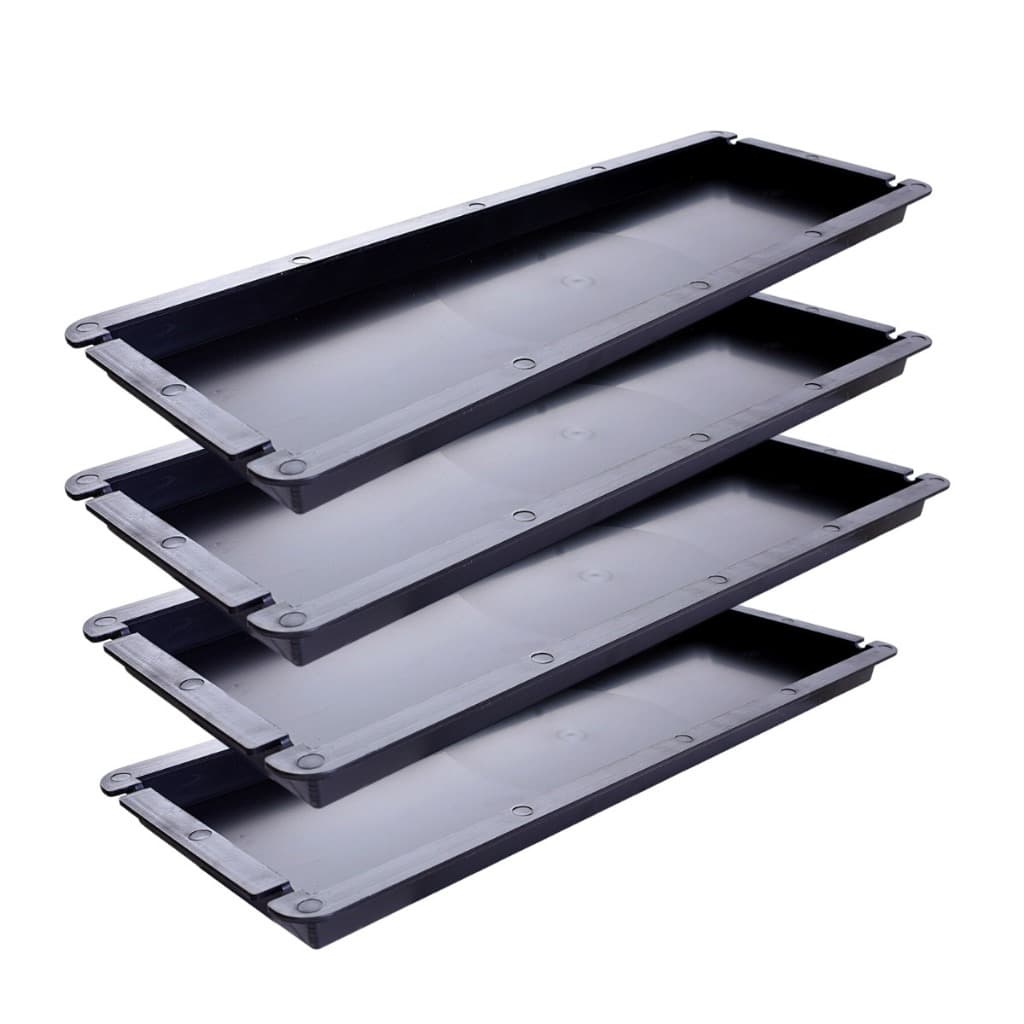 Forma Para Capa De Muro Pingadeira Reta 60x19x03 Kit Com 4