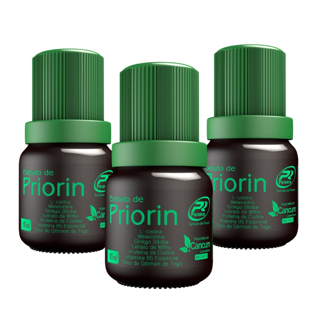 Compre 2 e Leve 3 Cresce Cabelo Extrato de Priorin