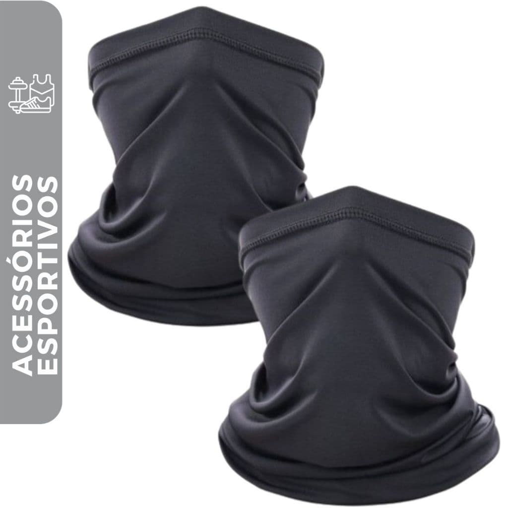 Kit 2 Balaclava Bandana Ciclismo Bike Moto Proteção UV50+