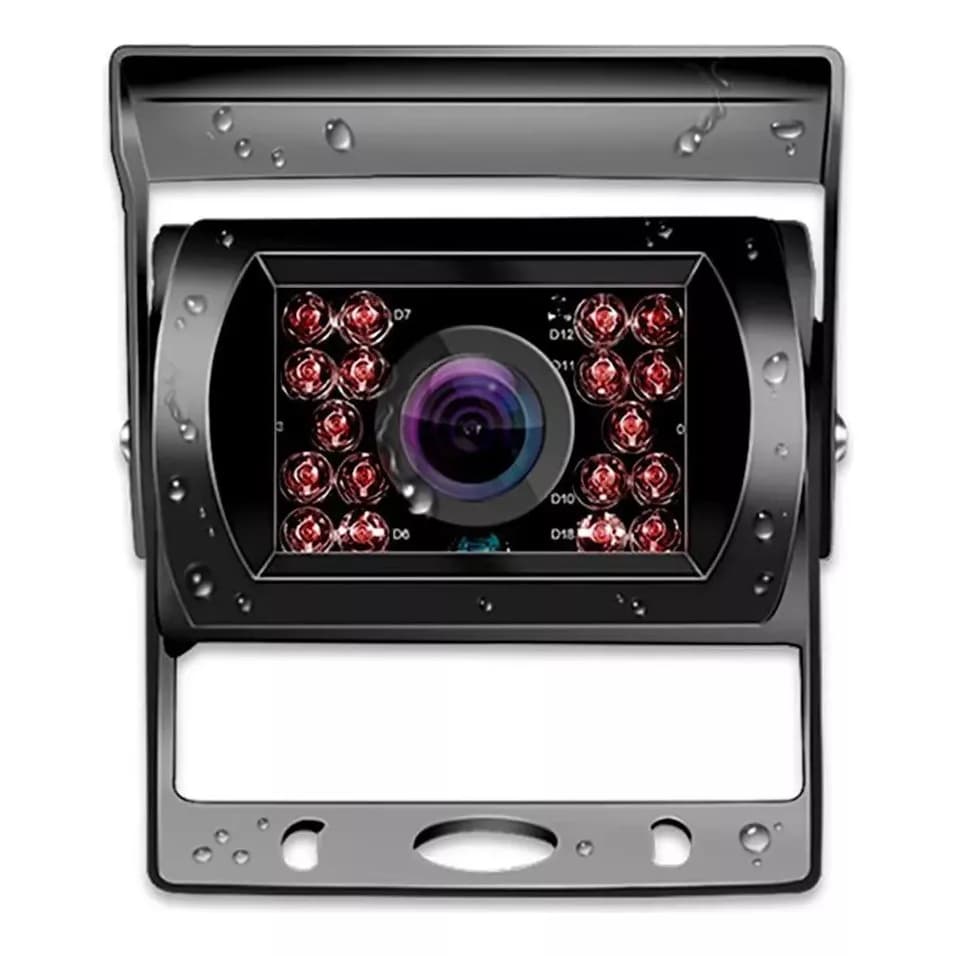 Camera Veicular 18 Leds Infravermelho P/ Ônibus Caminhão Rca