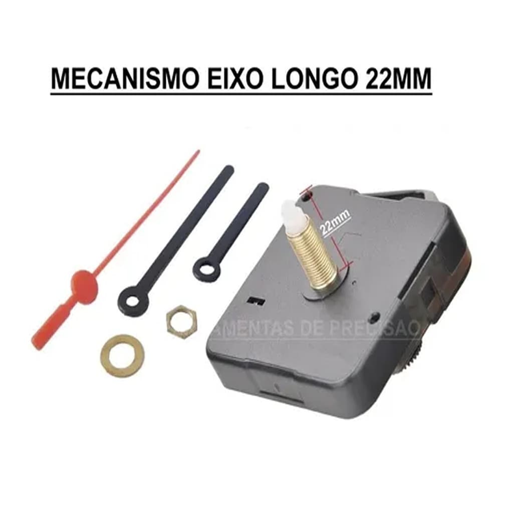 Maquina Relógio Parede Eixo Longo 22mm Tictac Maquina Movimento preciso de excelente qualidade