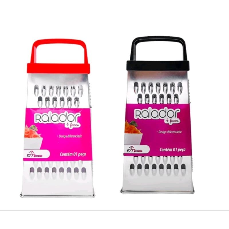 Ralador fatiador 4 faces aço inox legumes e queijo