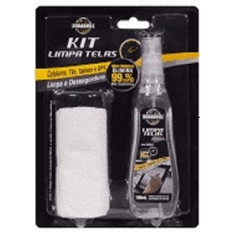Kit Limpa Telas Rodabrill Com Flanela Microfibra