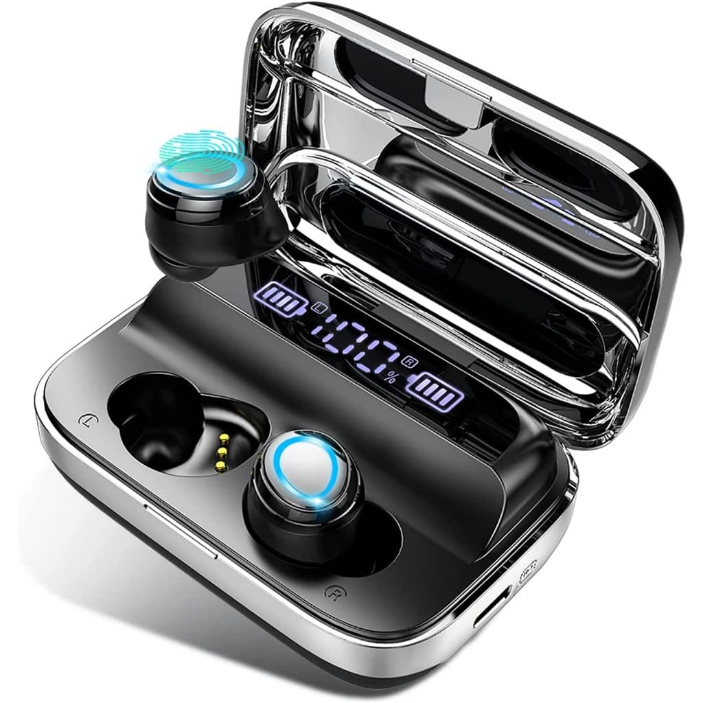 Fone de Ouvido Bluetooth Sem Fio Digital F9 Alta Qualidade Intra Auricular