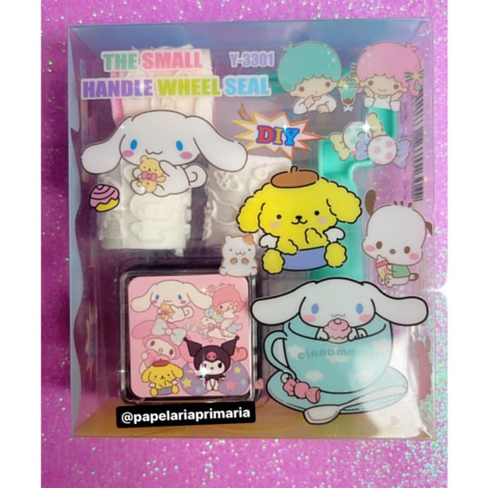 Kit de carimbos diy hello kitty Sanrio