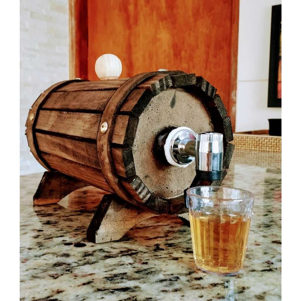 Barrica 1L Pingometro De Madeira