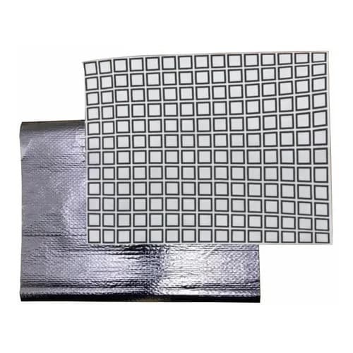 1500 - papel acoplado termico 30x38 hamburguer lanche metalizado aluminio