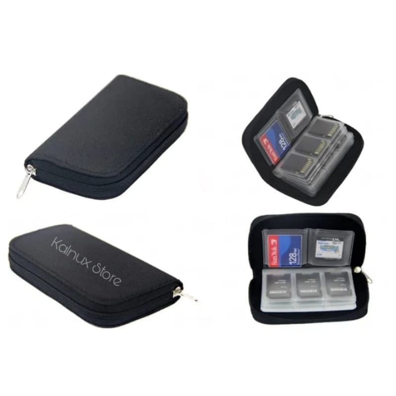 Capa Estojo Bolsa Porta cartões de memória universais MMC SDHC Micro SD