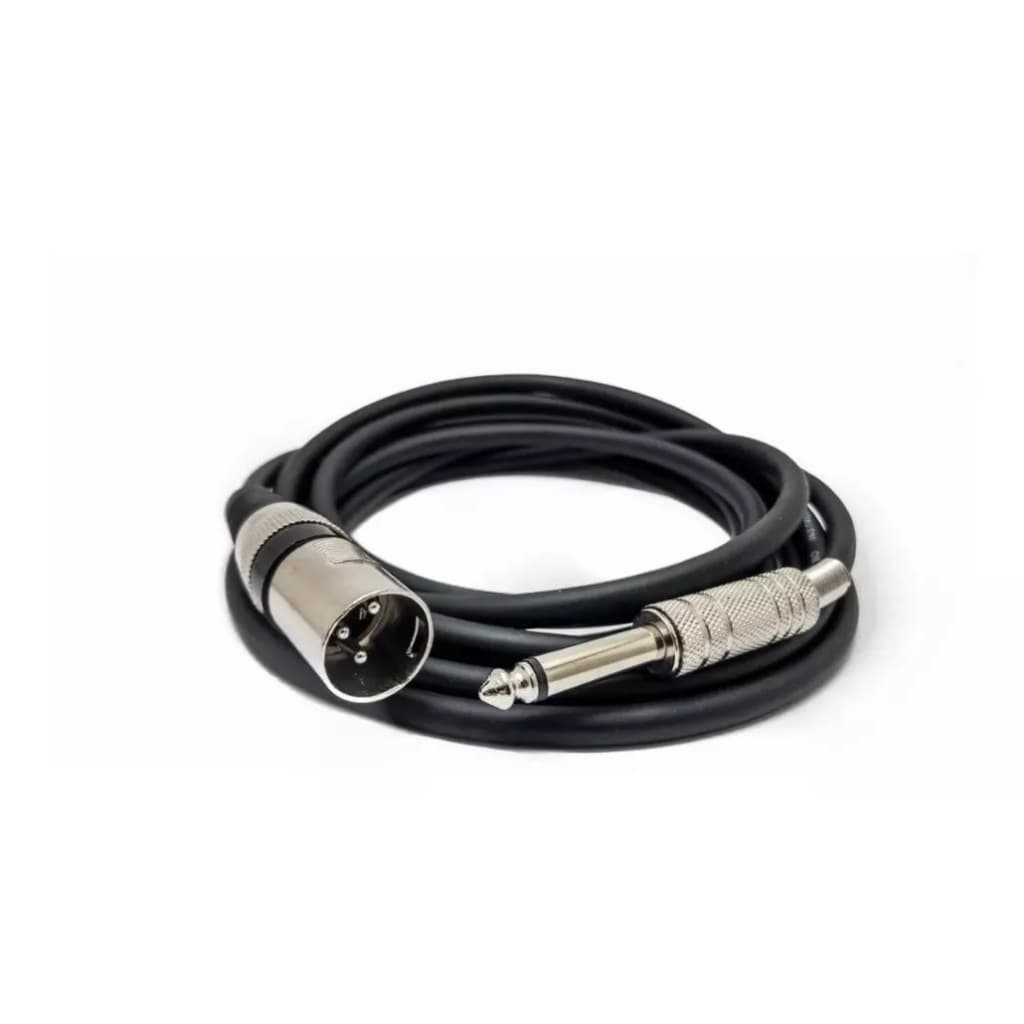 Cabo P10 Mono X 1 Xlr Macho Cannon Mono 5 Metros