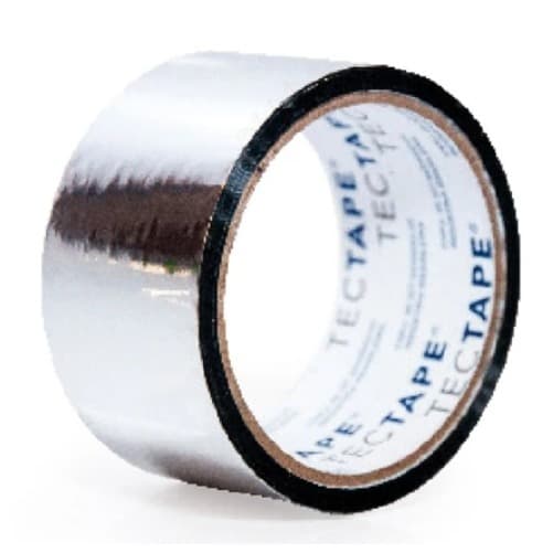 Fita PP Aluminizada para bag de motoboy, isolamento de duto ar condicionado, caixa de isopor vedação 45mm X 45M TECTAPE